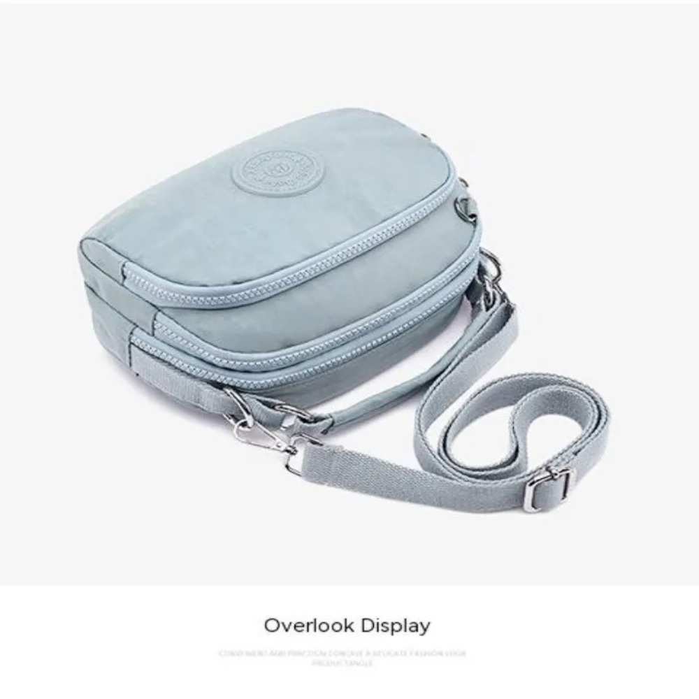 Nylon Fabric Lightweight Crossbody Bag - Picture 6 of 12